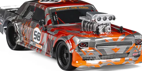Fjernstyret Racerbil - Extreme Racing - 1:16 - 2,4 Ghz - Orange