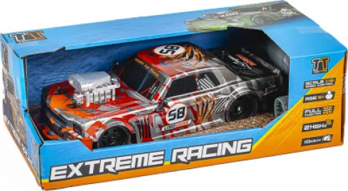 Fjernstyret Racerbil - Extreme Racing - 1:16 - 2,4 Ghz - Orange
