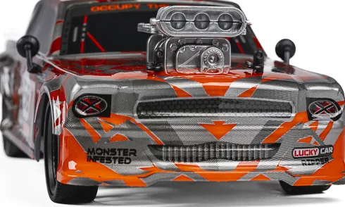 Fjernstyret Racerbil - Extreme Racing - 1:16 - 2,4 Ghz - Orange