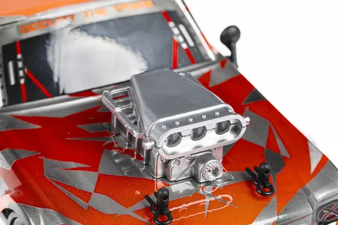 Fjernstyret Racerbil - Extreme Racing - 1:16 - 2,4 Ghz - Orange