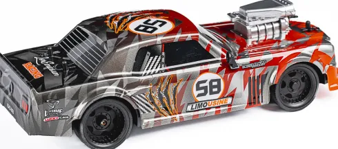 Fjernstyret Racerbil - Extreme Racing - 1:16 - 2,4 Ghz - Orange