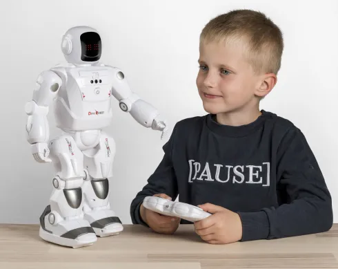 Fjernstyret Robot Legetøj Med Lyd - Programmering - 40 CM