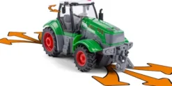 Fjernstyret Traktor Med Lys - 1:24 - Bull