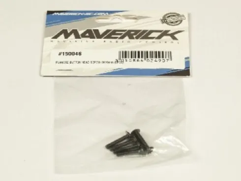 Flanged Button Head Screw 3X16Mm - 6Pcs - Mv150046 - Maverick Rc