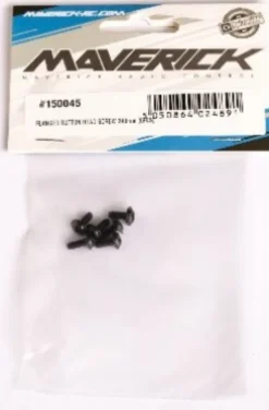 Flanged Button Head Screw 3X8Mm - 6Pcs - Mv150045 - Maverick Rc