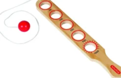 Flip Stick Spil - Træbat Med Træbold I Snor