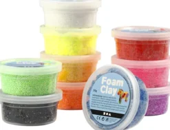 Foam Clay - Assorterede Farver - 10X12 Dåser