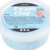 Foam Clay - Glitter - Lyseblå - 35 G