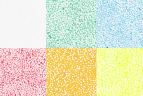 Foam Clay - Glitter - Pastelfarver - 84 G - 6X14 G