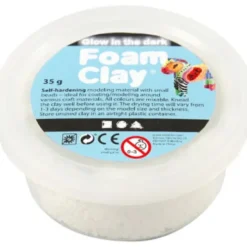Foam Clay - Glow In The Dark - Modellervoks - 35 G