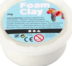 Foam Clay - Hvid - Modellervoks - 35 G