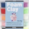 Foam Clay I Glitter Farver - 10 Stk