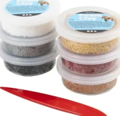 Foam Clay - Metallic - Brun Harmoni - 84 G - 6X14 G