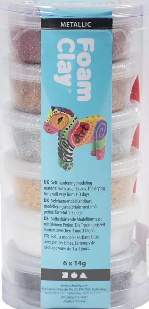 Foam Clay - Metallic - Brun Harmoni - 84 G - 6X14 G