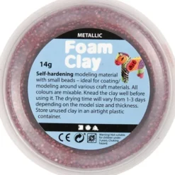 Foam Clay - Metallic - Modellervoks Sæt - 6X14 G