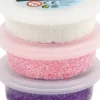 Foam Clay - Metallic Og Glitter Sæt - Pink, Lilla Og Hvid - 3X14 G