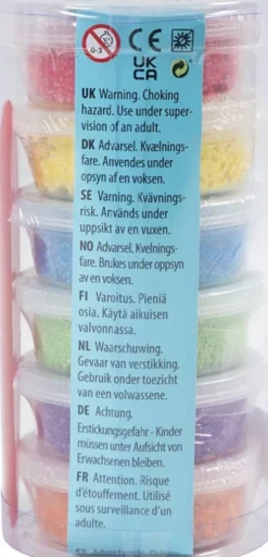 Foam Clay - Metallic - Stærke Farver - 84 G - 6X14 G