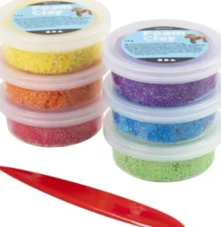 Foam Clay - Metallic - Stærke Farver - 84 G - 6X14 G