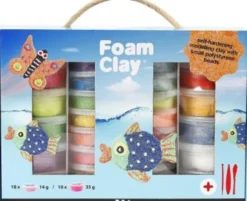 Foam Clay - Modellervoks Sæt I Kuffert