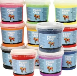 Foam Clay - Modellervoks Sæt - 12X560 G - Assorteret