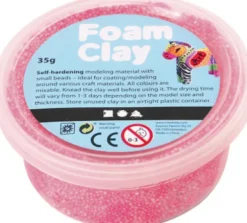 Foam Clay - Neon Pink - Modellervoks - 35 G