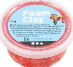 Foam Clay - Rød - 35 G