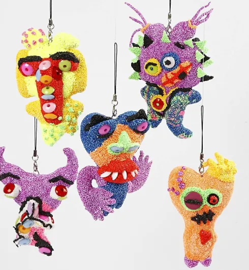 Foam Clay - Ugly Monsters Modellervoks DIY Sæt