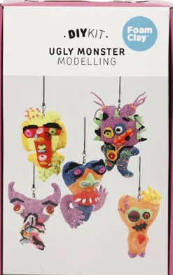 Foam Clay - Ugly Monsters Modellervoks DIY Sæt