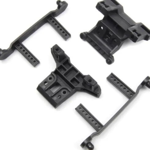 Front & Rear Shock Tower Set With Body Posts - 540425 - Blackzon