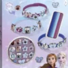 Frost - Disney - DIY 3 Armbånd Og 18 Vedhæng - Kit Til Børn