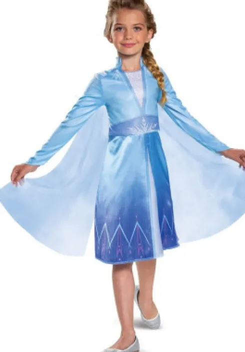 Frost - Elsa Kostume Til Børn - 116 CM