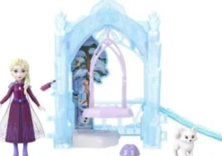 Frost - Elsa's Icy Hideaway Dukke Sæt - Frozen - Mattel Jfg29