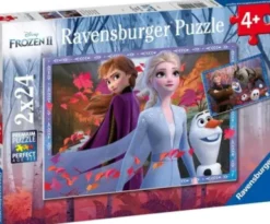 Frost Puslespil - Disney Frost 2 - 2X24 Brikker - Ravensburger