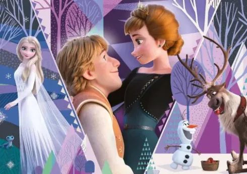 Frost Puslespil - Disney - Super Color - Clementoni - 180 Brikker