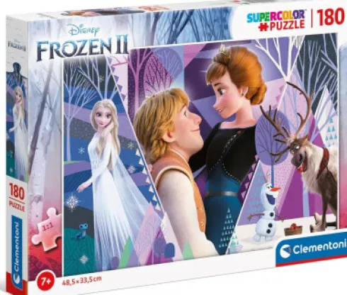Frost Puslespil - Disney - Super Color - Clementoni - 180 Brikker