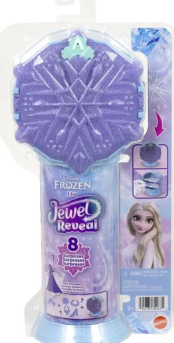 Frozen - Elsa Jewel Reveal Dukke - Disney Frost - Mattel Jjy36