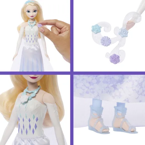Frozen - Elsa Jewel Reveal Dukke - Disney Frost - Mattel Jjy36