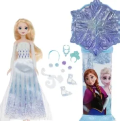 Frozen - Elsa Jewel Reveal Dukke - Disney Frost - Mattel Jjy36