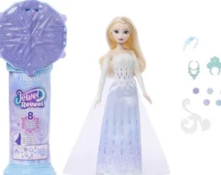 Frozen - Elsa Jewel Reveal Dukke - Disney Frost - Mattel Jjy36