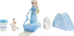 Frozen - Young Elsa's Snow Playground Dukke - Mattel Jjp87
