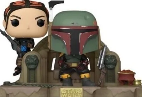 Funko Pop! Star Wars: Mandalorian - Boba Fett And Fennec On Throne