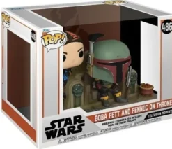 Funko Pop! Star Wars: Mandalorian - Boba Fett And Fennec On Throne