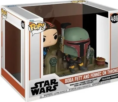 Funko Pop! Star Wars: Mandalorian - Boba Fett And Fennec On Throne