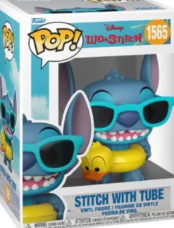 Funko Pop! - 1565 - Stitch With Tube Figur - Lilo & Stitch