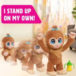 Furreal - Peanut The Playful Monkey - 38 CM - Interaktiv Abe
