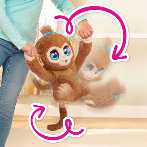 Furreal - Peanut The Playful Monkey - 38 CM - Interaktiv Abe