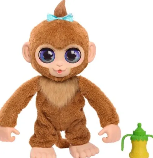Furreal - Peanut The Playful Monkey - 38 CM - Interaktiv Abe