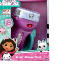 Gabby's Dollhouse - Farveskiftende Lommelygte Med Lyd Til Børn