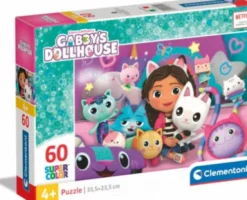 Gabbys Dukkehus Puslespil - Color - 60 Brikker - Clementoni