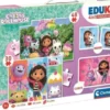 Gabbys Dukkehus Puslespil Og Vendespil - Edukit 4-I-1 - Clementoni